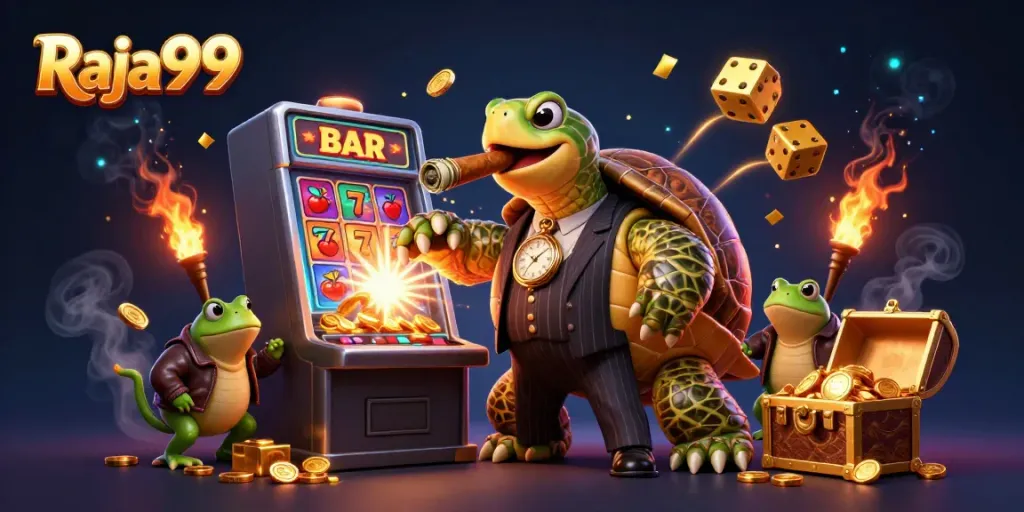 Raja99 menghadirkan jackpot menakjubkan dengan slot mesin 3D dan karakter unik.