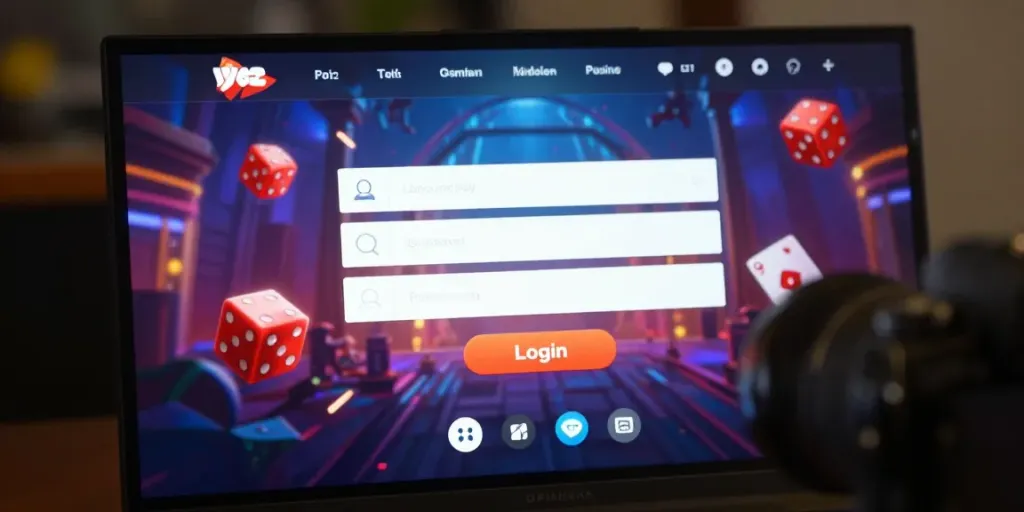 Antarmuka login bukumimpi138 dengan desain modern dan grafis menarik