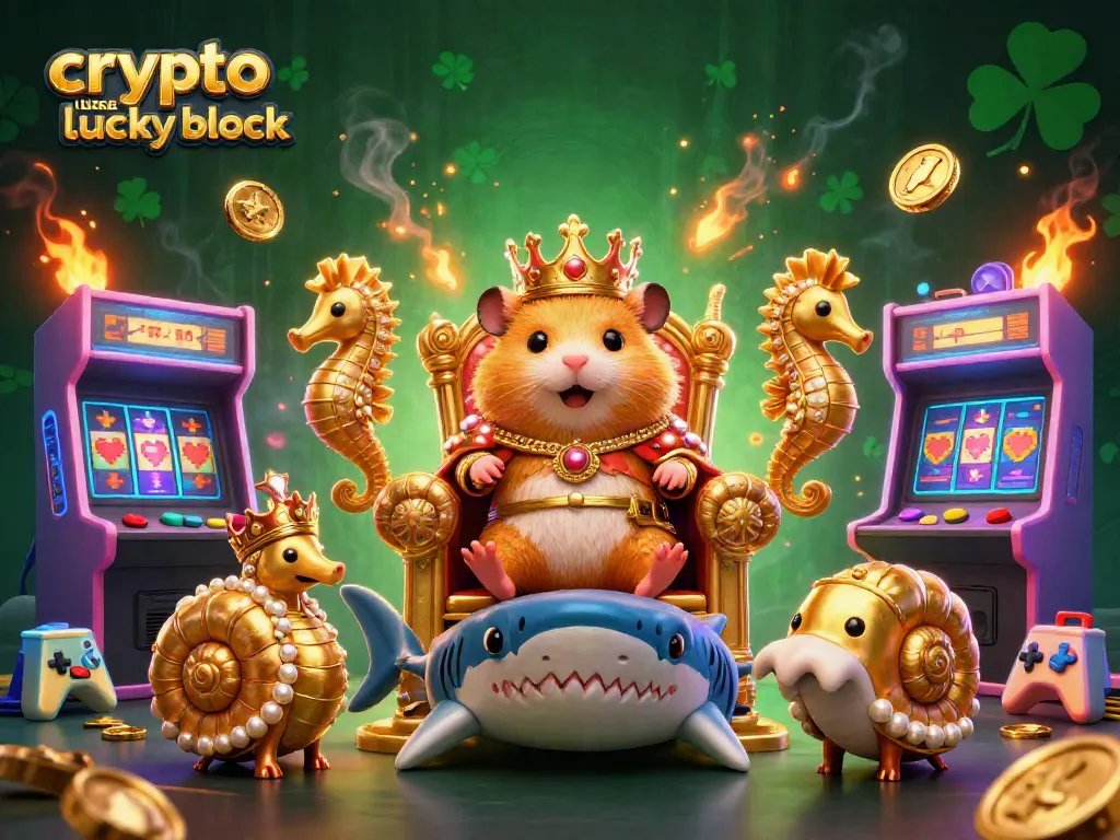 Spin and win at crypto casinos like lucky block with exciting games and golden hamster royalty.