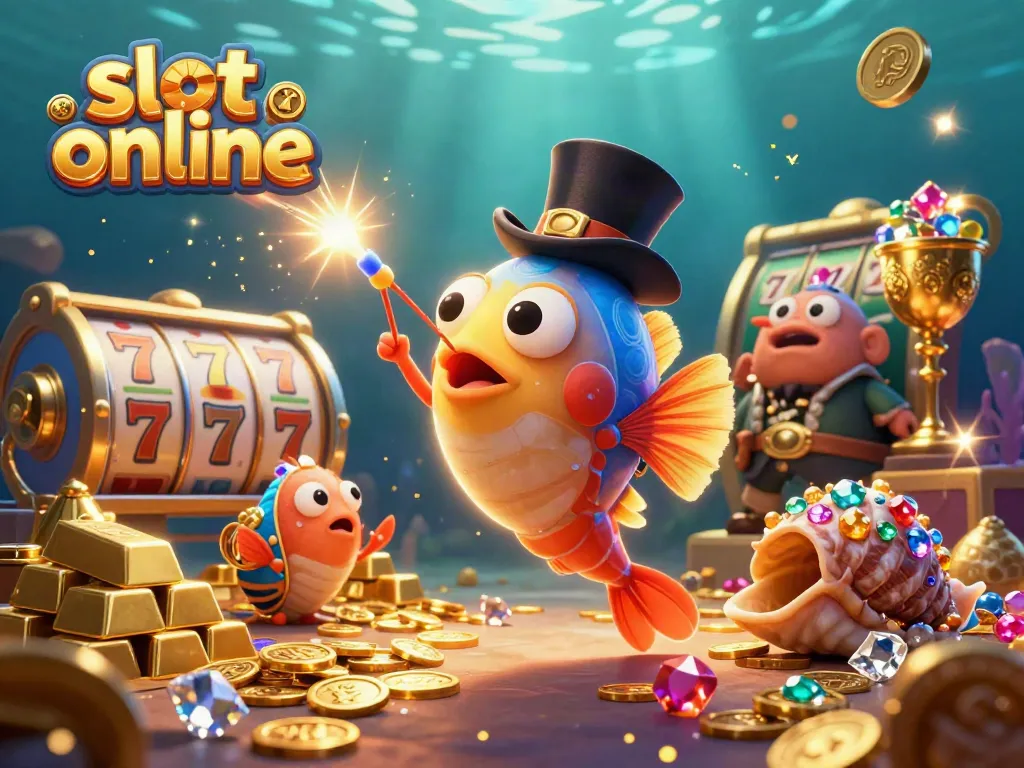 Score big wins with engaging slot online games in this vibrant underwater scene.