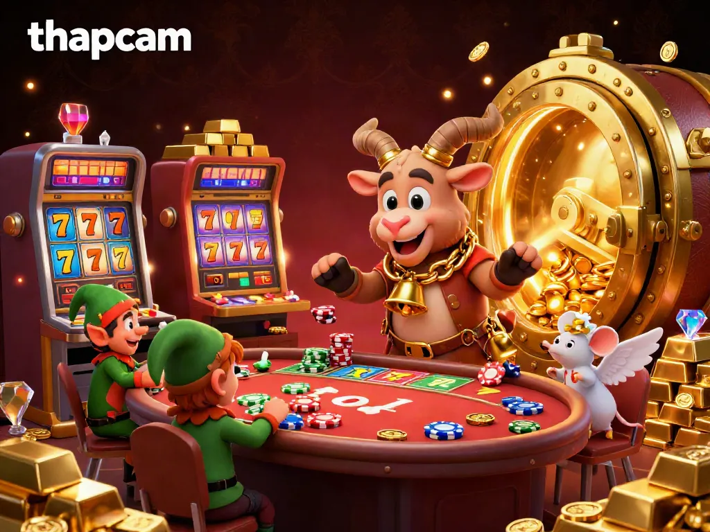 Experience thapcam's thrilling casino with Krampus, engaging bets, and vibrant gaming energy.