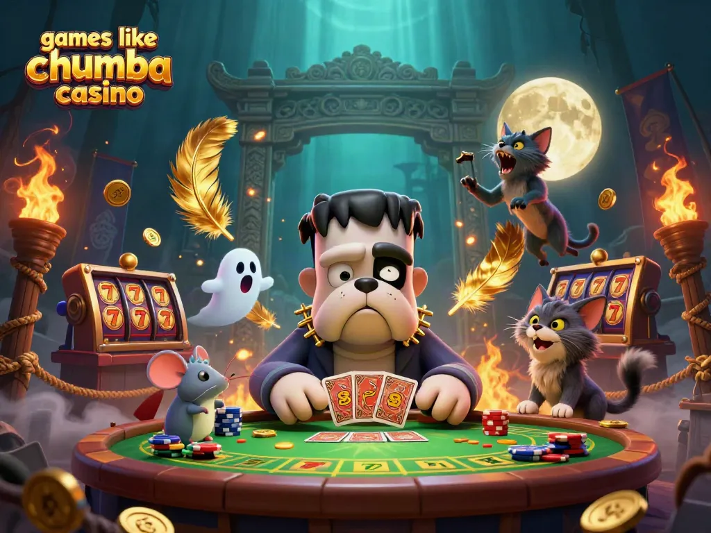 Play exciting games like Chumba Casino with vibrant characters and thrilling casino elements