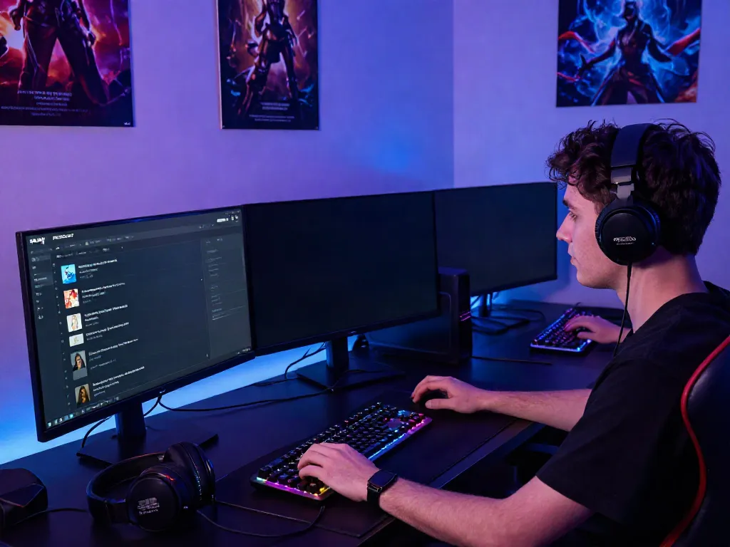 PESGSLOT platform showcasing thrilling online gaming experience with player immersed in action.
