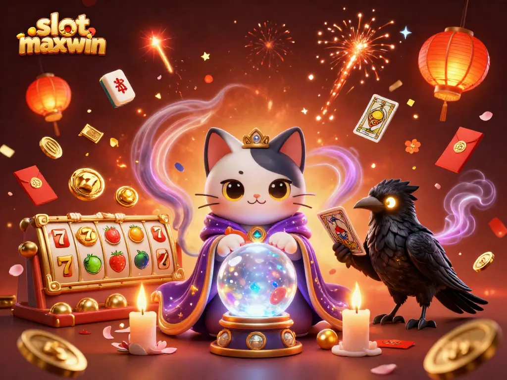 Experience the thrill of slot maxwin with vibrant 3D characters, dynamic game elements, and festive celebrations!