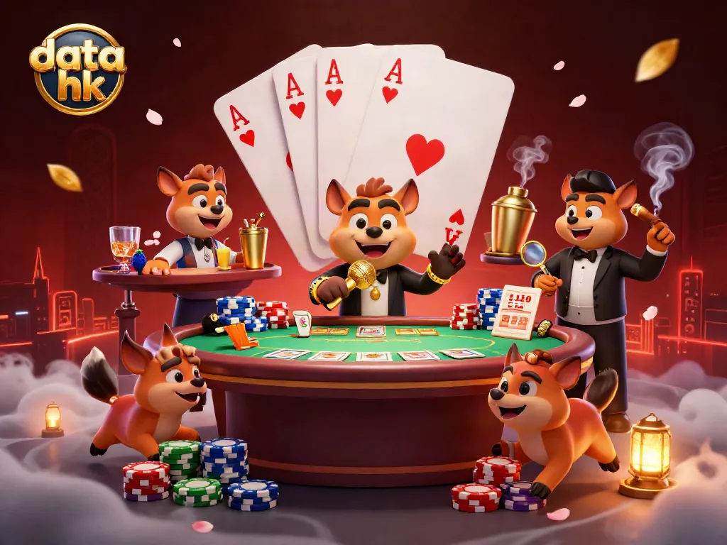 Menghadirkan data hk dengan gaya kasino, hyena bergaya komedi, dan elemen permainan yang dinamis