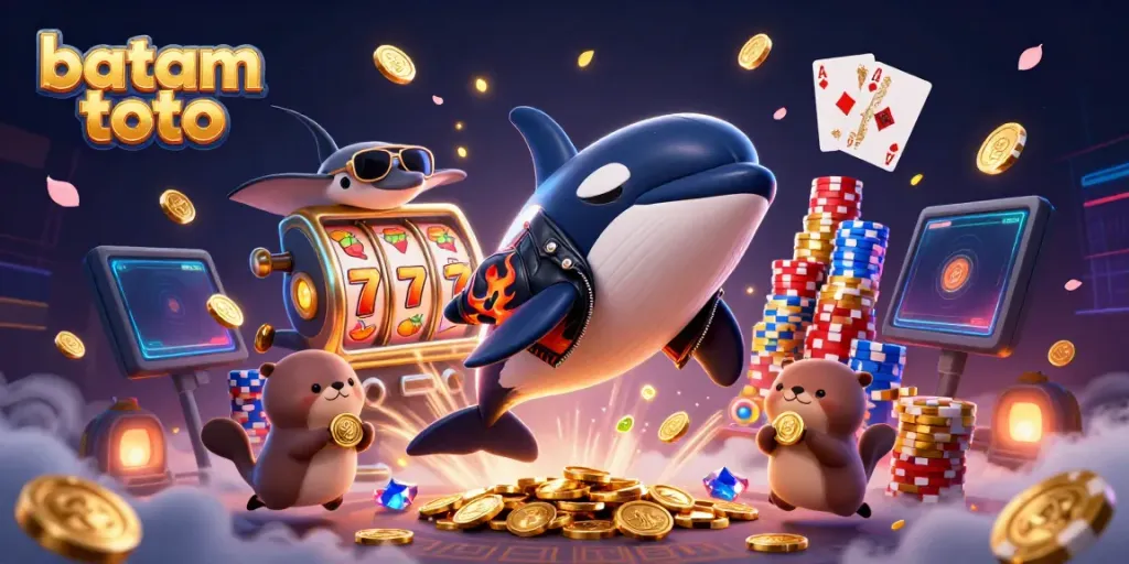 Experience thrilling moments with batam toto in this vibrant casino scene featuring dynamic characters and action.